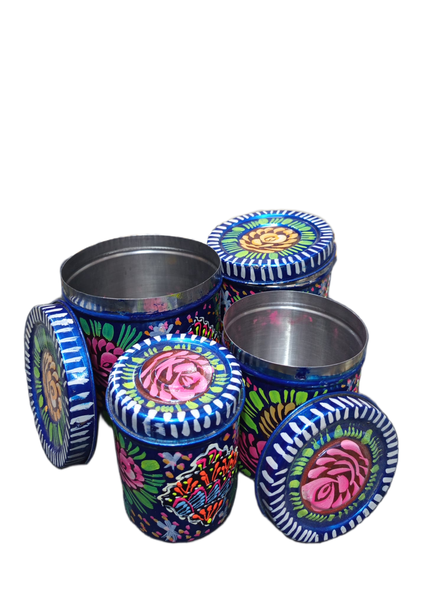Truck Art Masala Box Traditional Pakistani Spice Storage set - Image 2