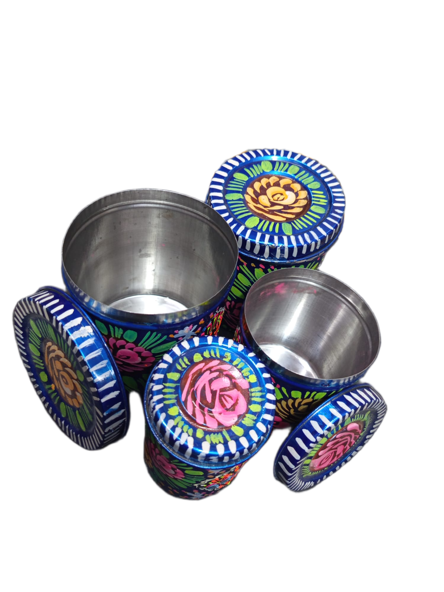 Truck Art Masala Box Traditional Pakistani Spice Storage set - Image 3