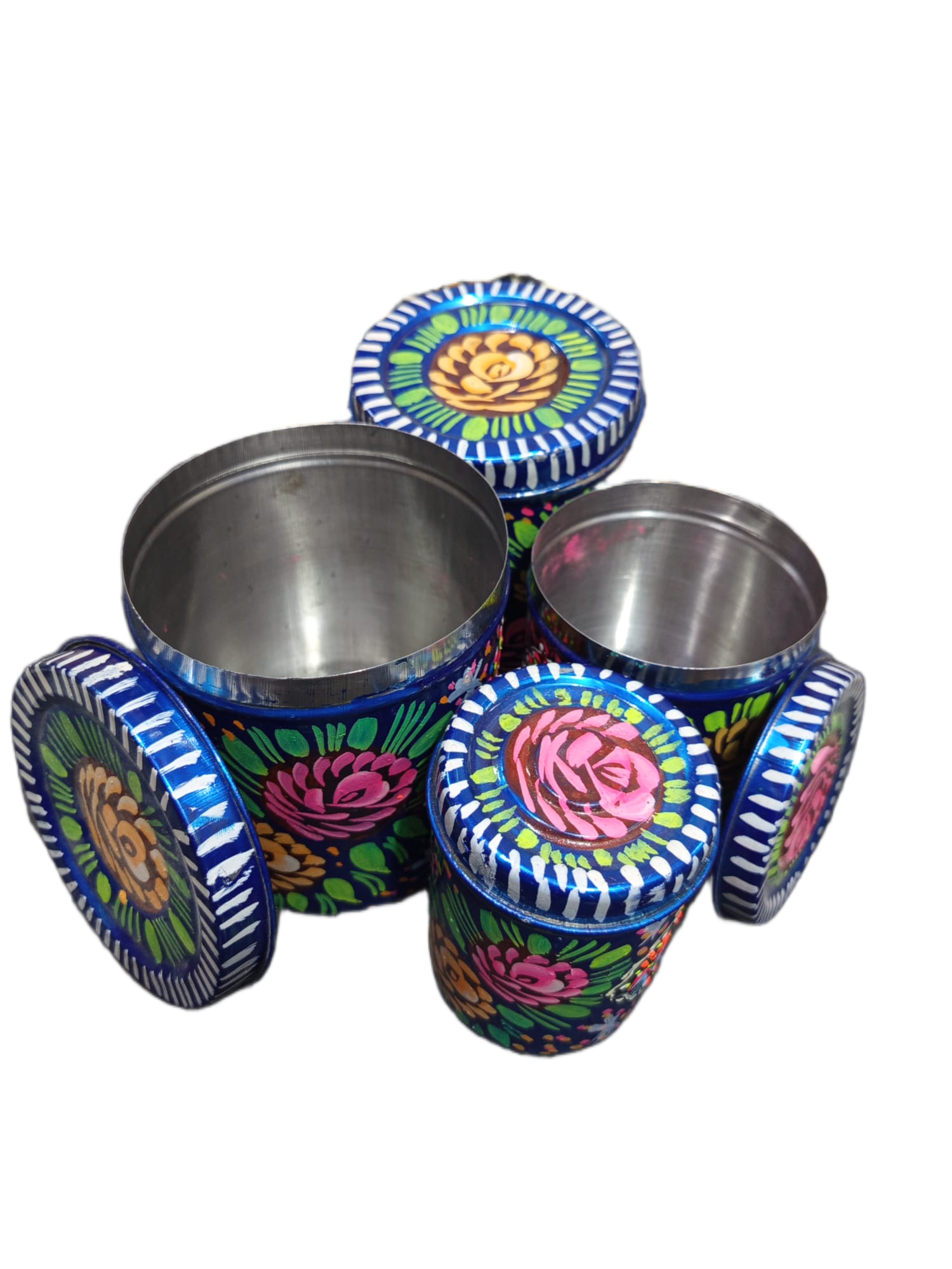Truck Art Masala Box Traditional Pakistani Spice Storage set - Image 6