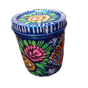 Truck Art Masala Box Traditional Pakistani Spice Storage (H-3.5 Inch)