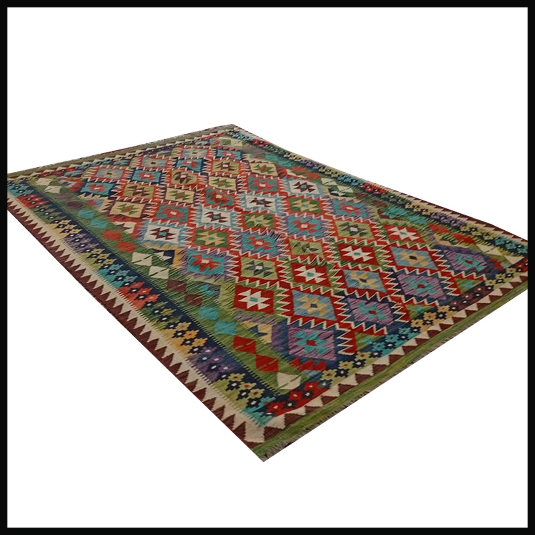 Handcrafted Traditional Kilim Rug Size ( W-250 x H-178 ) - Image 3