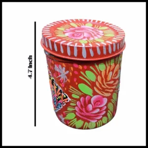 Truck Art Masala Box Traditional Pakistani Spice Storage (H-4.7 Inch) - Image 2