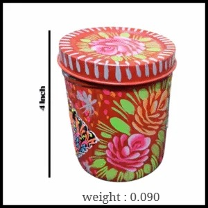 Traditional Masala Box(H-4 Inch) , Colorful Pakistani Truck Art , Colorful Pakistani Truck Art , Colorful Pakistani Truck Art Masala box
