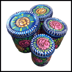 Truck Art Masala Box Traditional Pakistani Spice Storage set