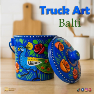 Truck Art Milk Bucket (L17cm x W 14cm)