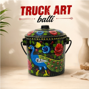 Truck Art Milk Bucket (L17cm x W14cm)
