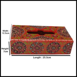 Truckart Wooden Tissue Box 25.5 x 12.5cm