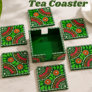 Truck Art Tea Coaster Set of 6 with Holder