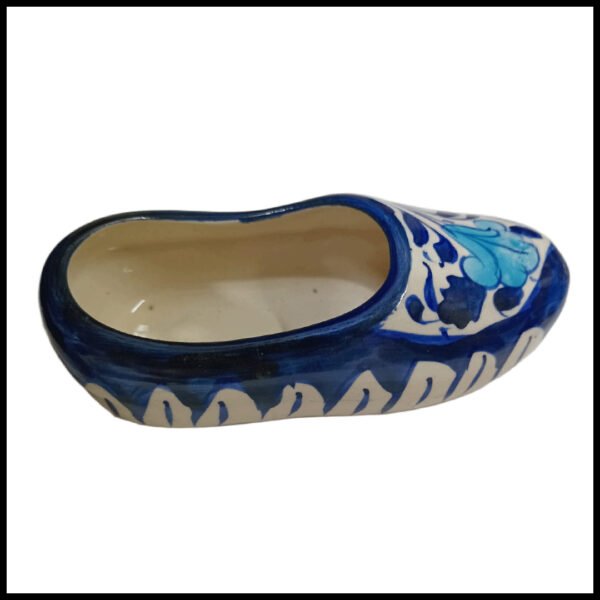 Blue Pottery Shoe Decor - Image 2