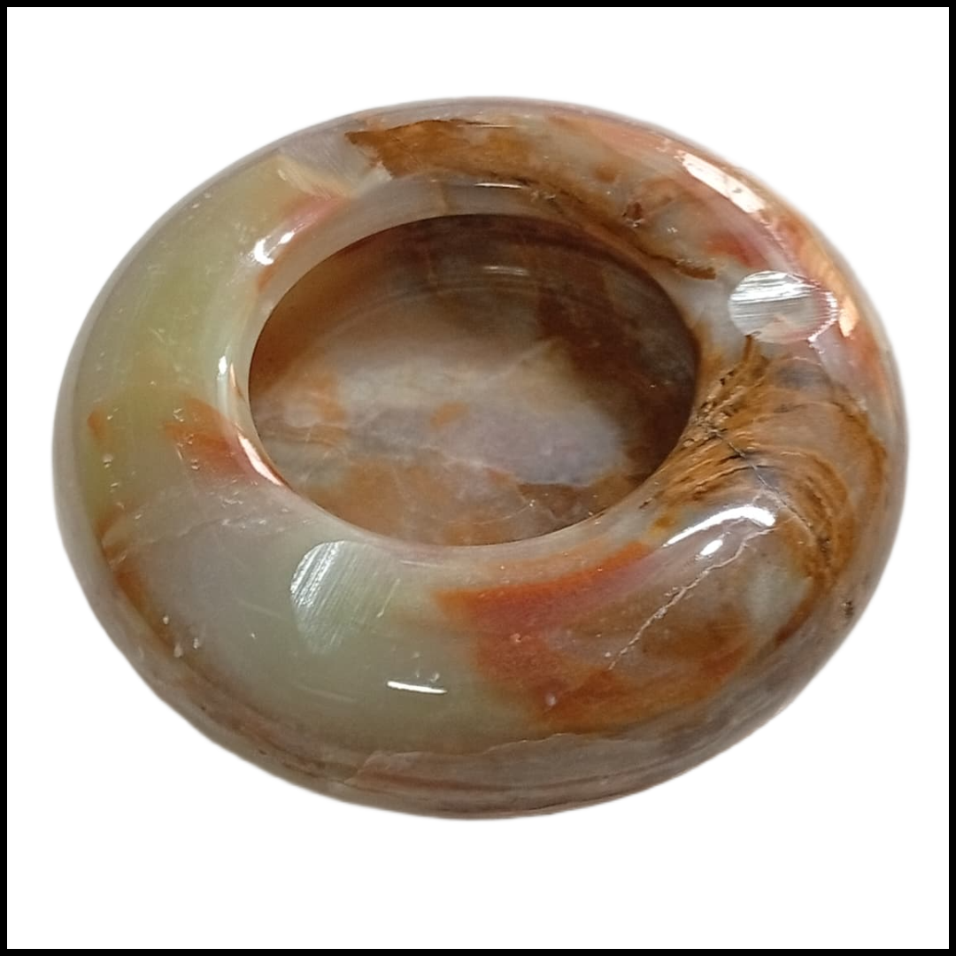 Handcrafted Onyx Ashtray Size 10 cm