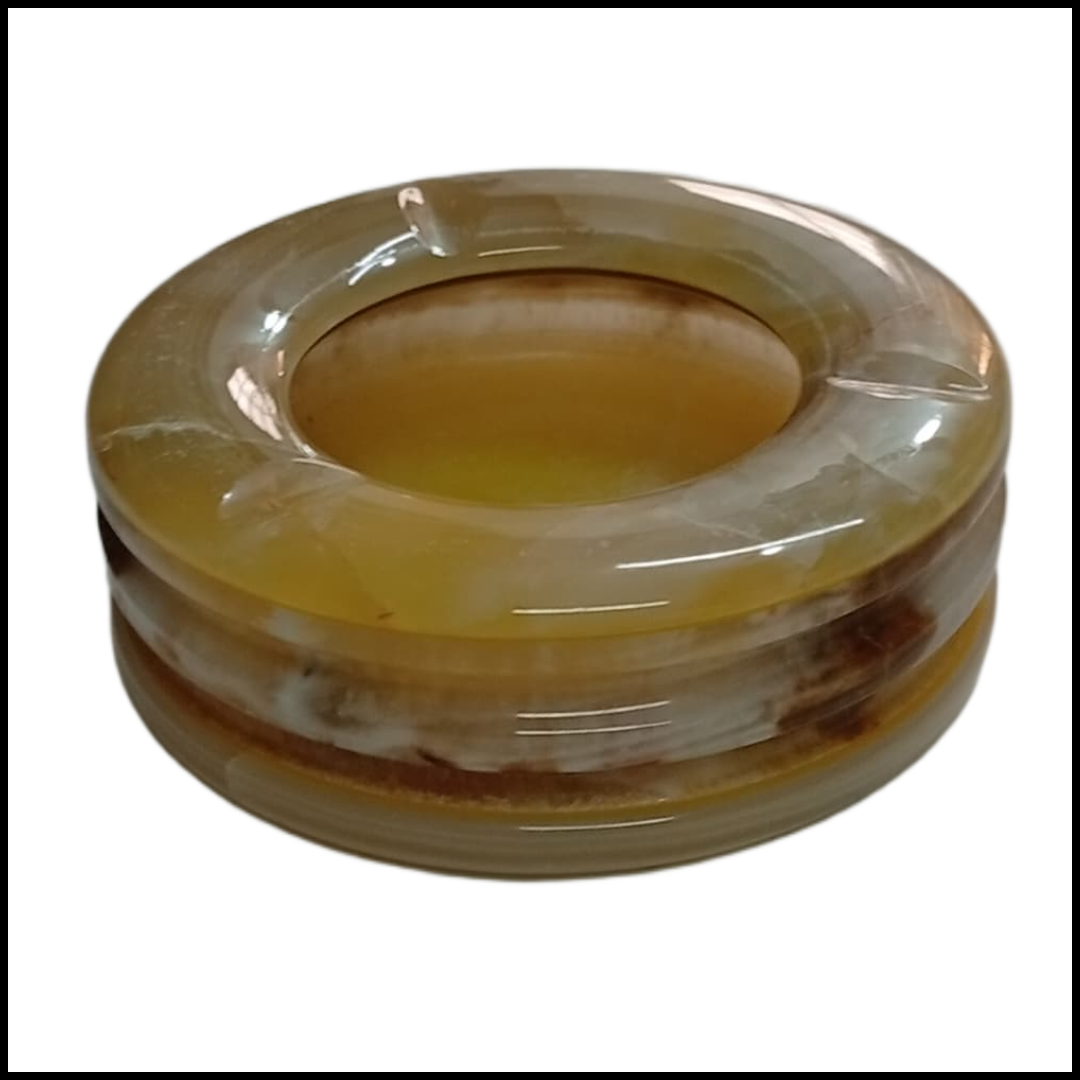 Handcrafted Onyx Ashtray Size 10 cm