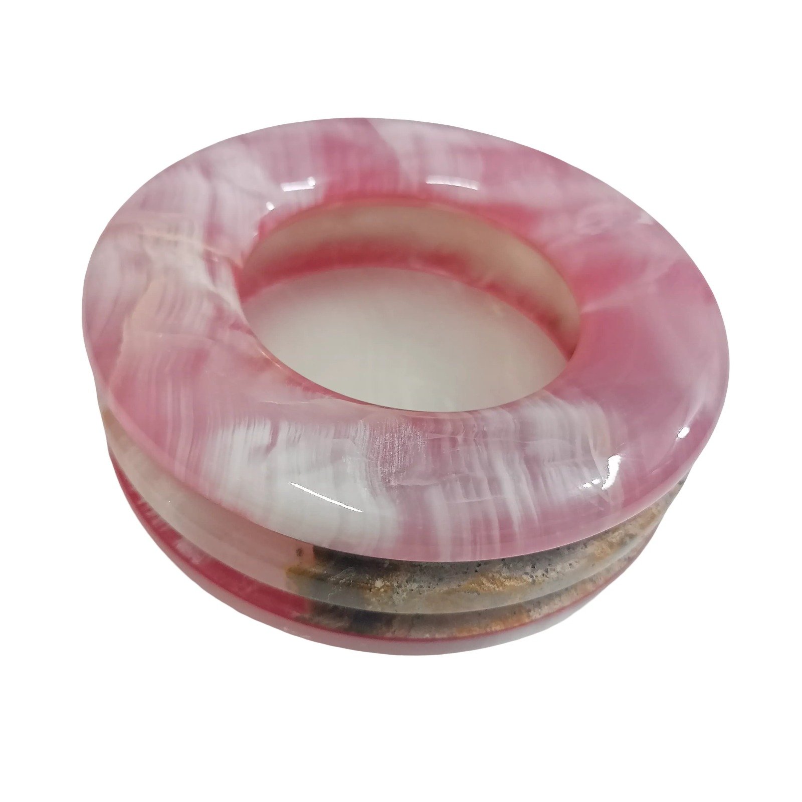 Handcrafted Onyx Ashtray Size 10 cm - Image 3