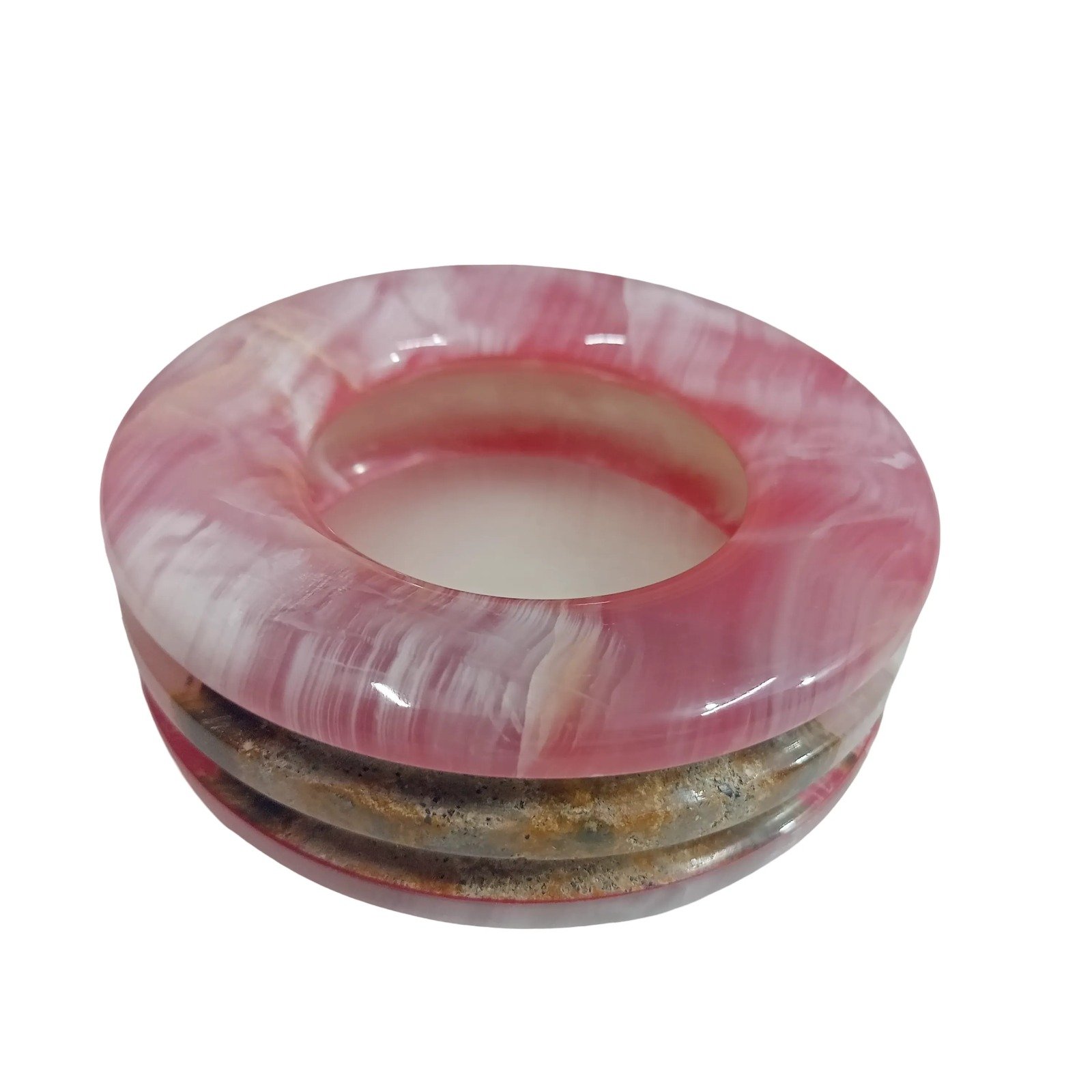 Handcrafted Onyx Ashtray Size 10 cm - Image 4
