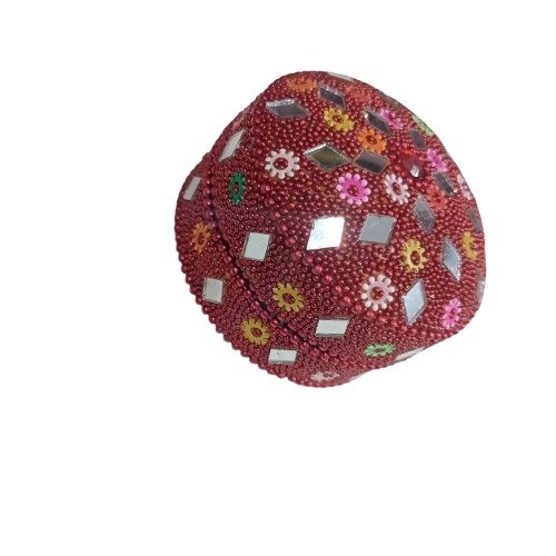 Handcrafted Decorative Bajri Box Set of 3 - Image 13