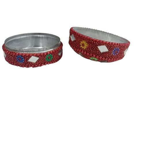 Handcrafted Decorative Bajri Box Set of 3 - Image 16