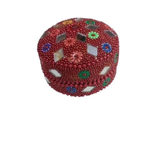 Handcrafted Decorative Bajri Box Set of 3 - Image 6