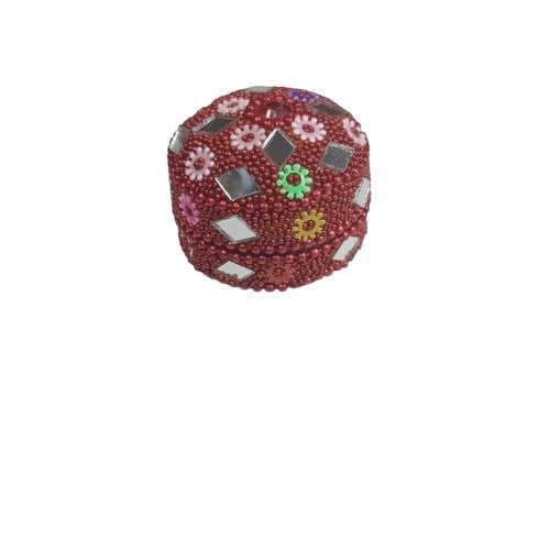 Handcrafted Decorative Bajri Box Set of 3 - Image 8