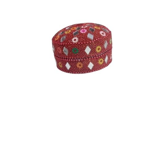 Handcrafted Decorative Bajri Box Set of 3 - Image 10