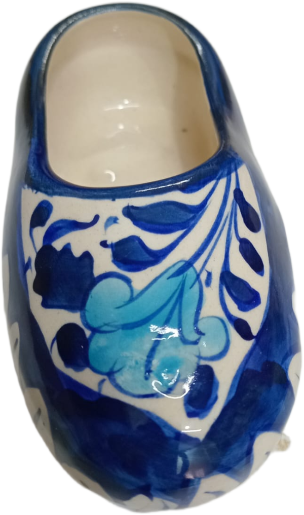 Blue Pottery Shoe Decor - Image 4