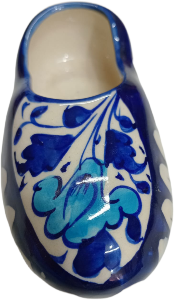 Blue Pottery Shoe Decor - Image 6