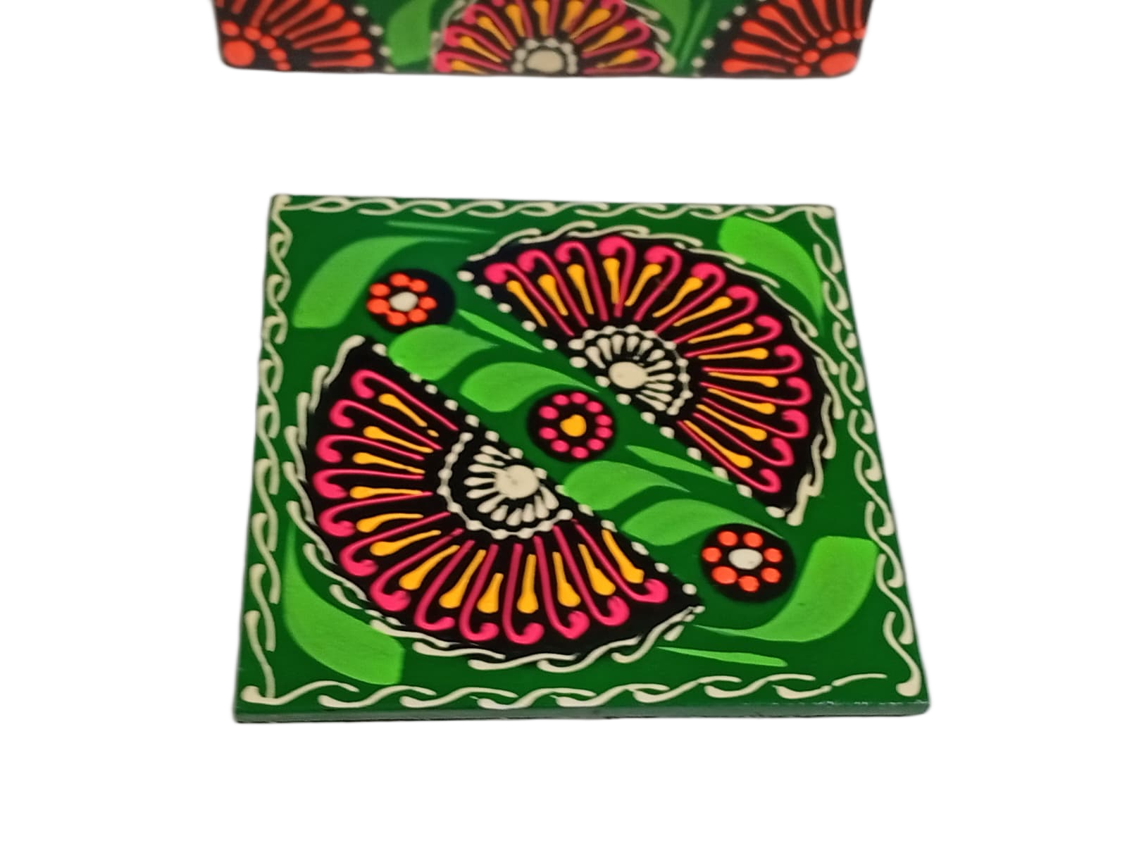 Truck Art Tea Coaster Set of 6 with Holder - Image 4
