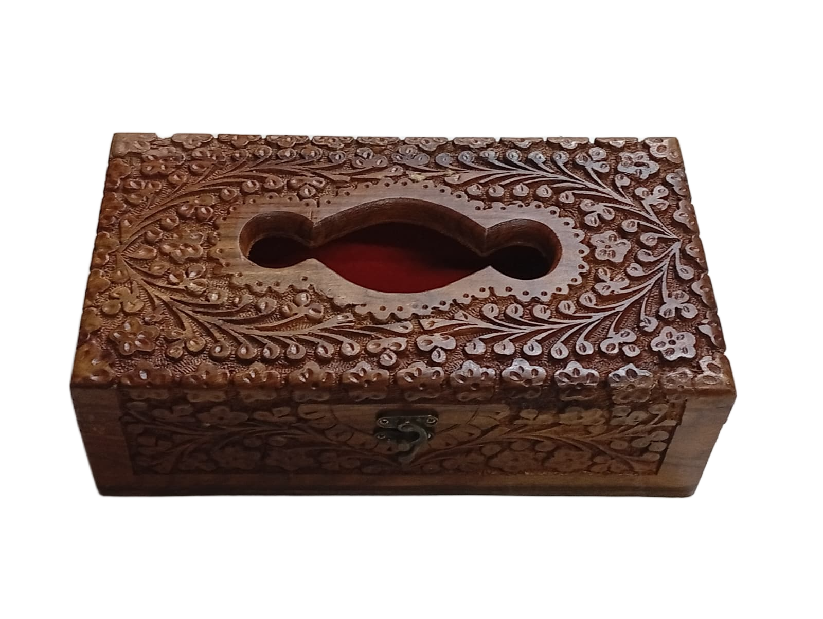 Wooden Tissue box (H- 9cm x W-14.5cm x L-27cm ) - Image 2