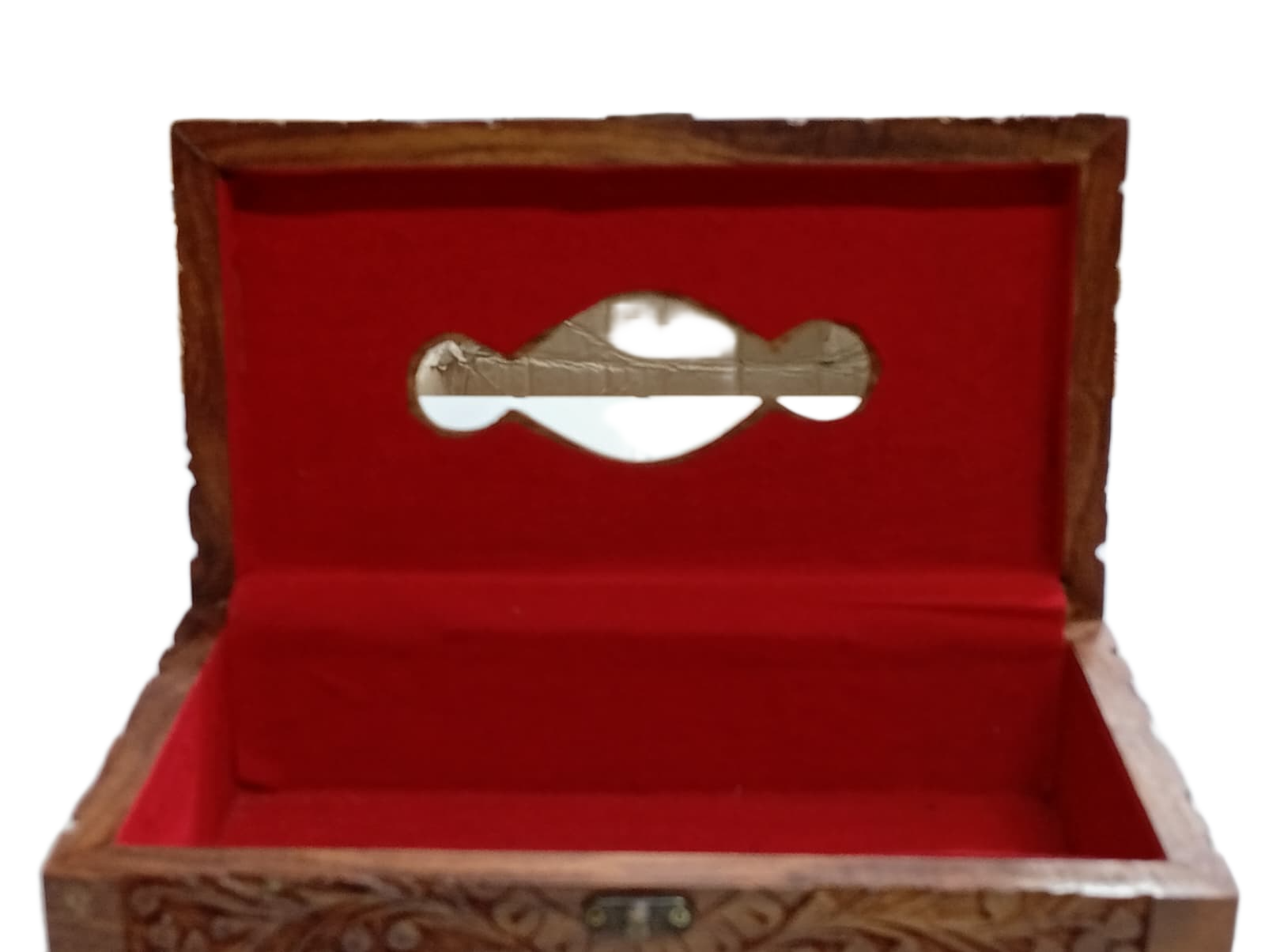 Wooden Tissue box (H- 9cm x W-14.5cm x L-27cm ) - Image 5
