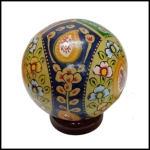 Camel Skin Round Shape Lamp Size h-25cm