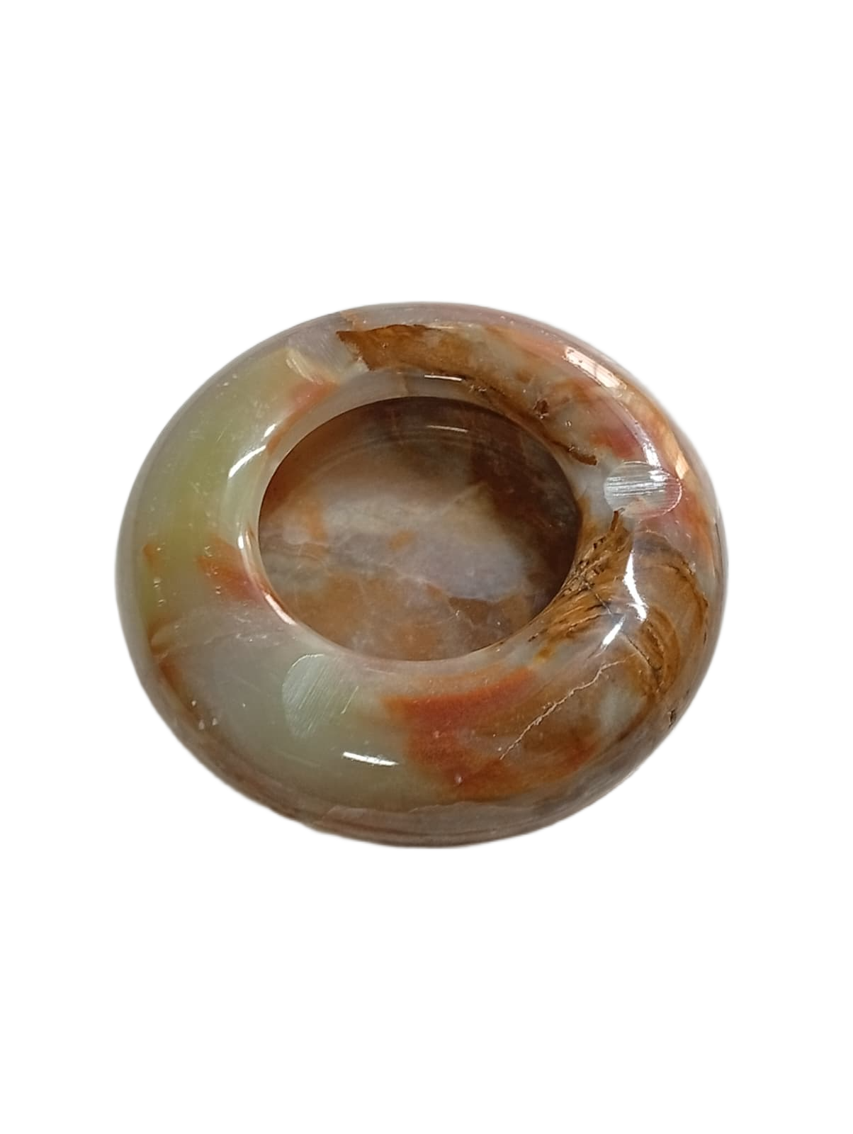 Handcrafted Onyx Ashtray Size 10 cm - Image 2