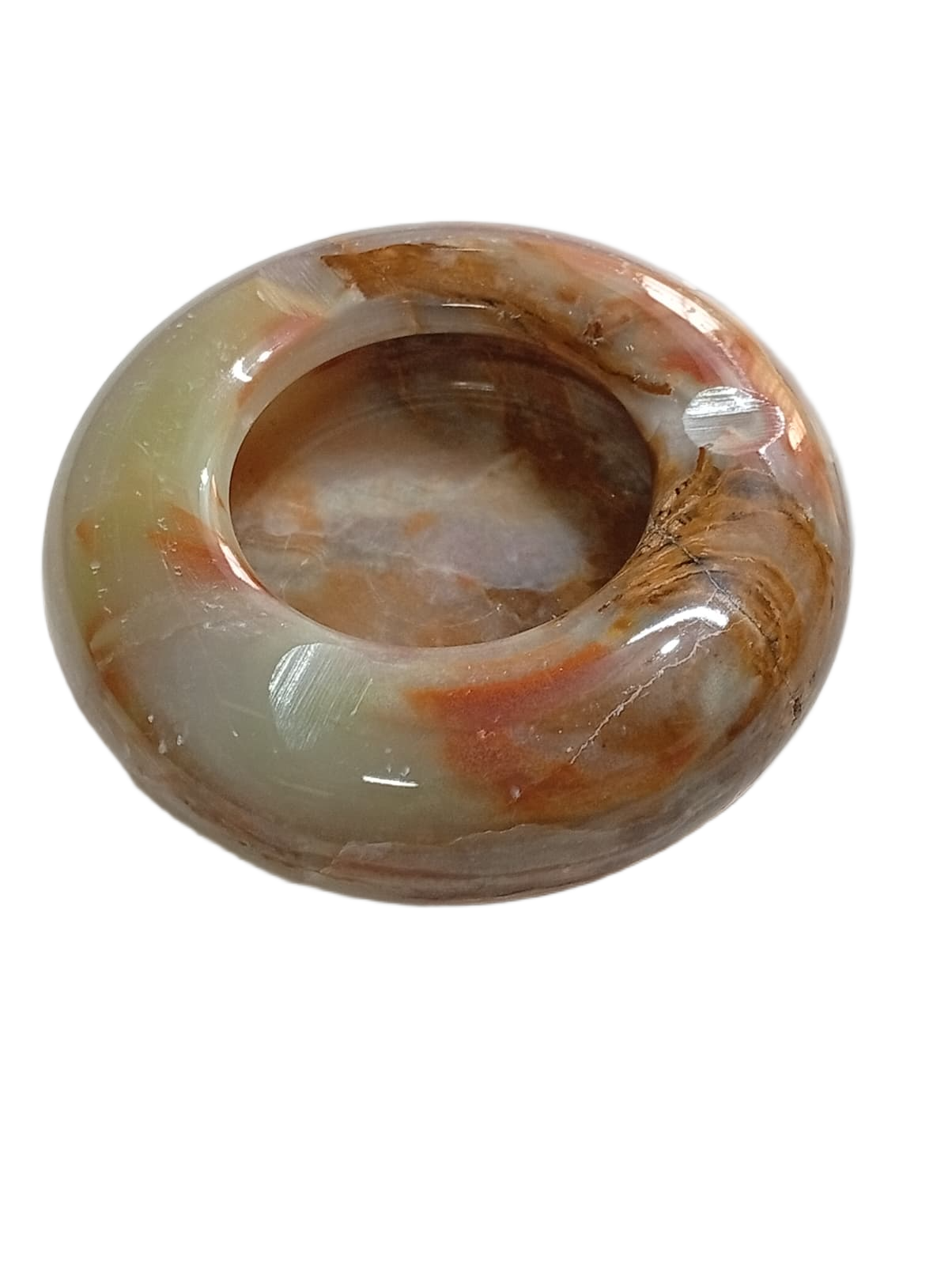 Handcrafted Onyx Ashtray Size 10 cm - Image 6