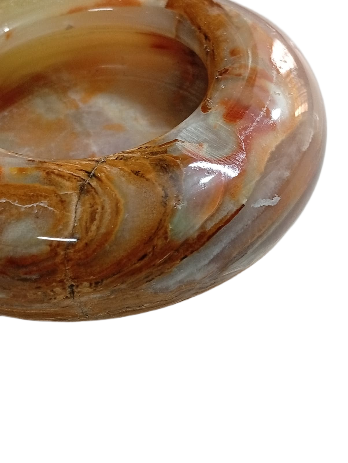 Handcrafted Onyx Ashtray Size 10 cm - Image 5