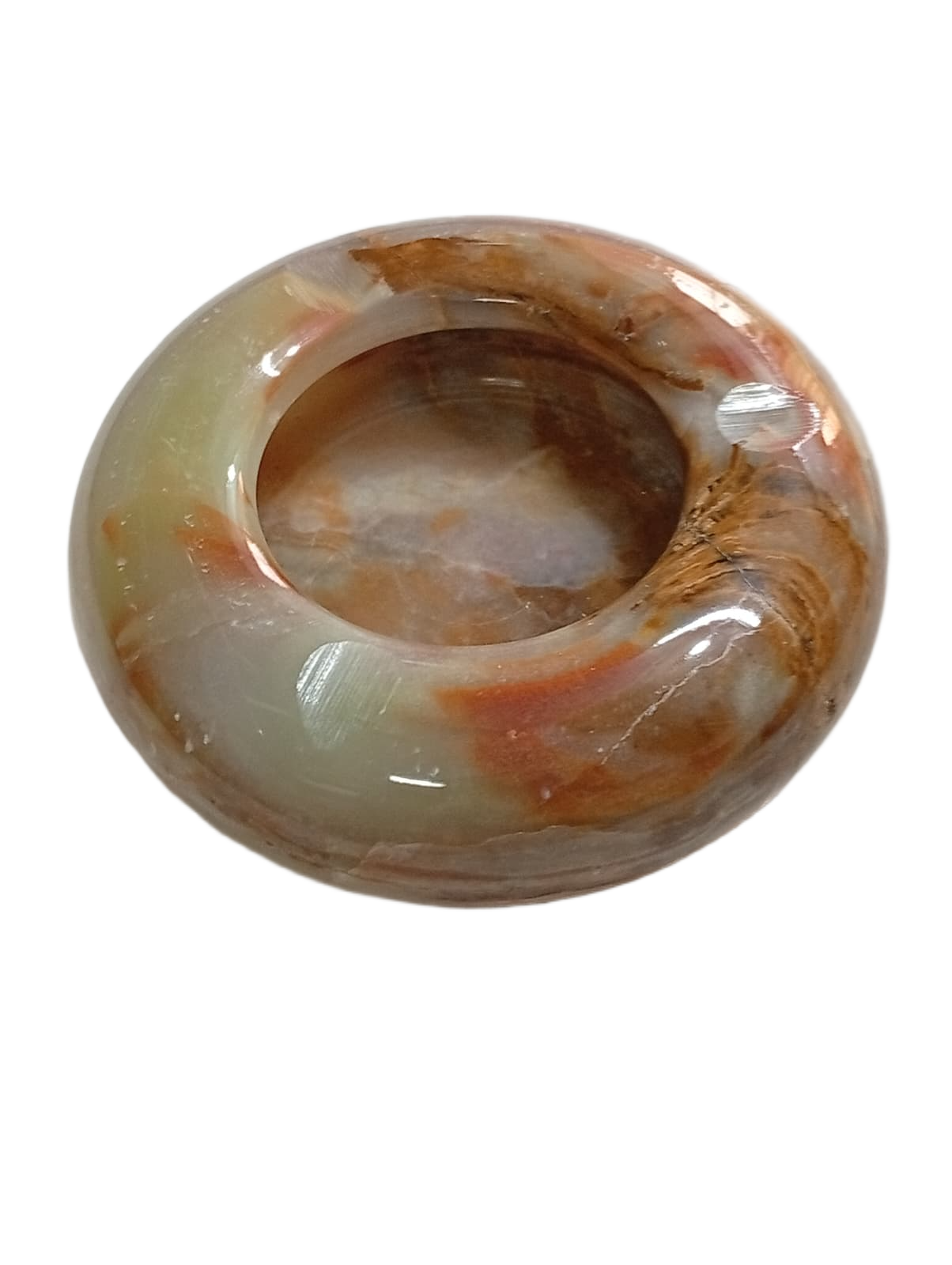 Handcrafted Onyx Ashtray Size 10 cm - Image 4