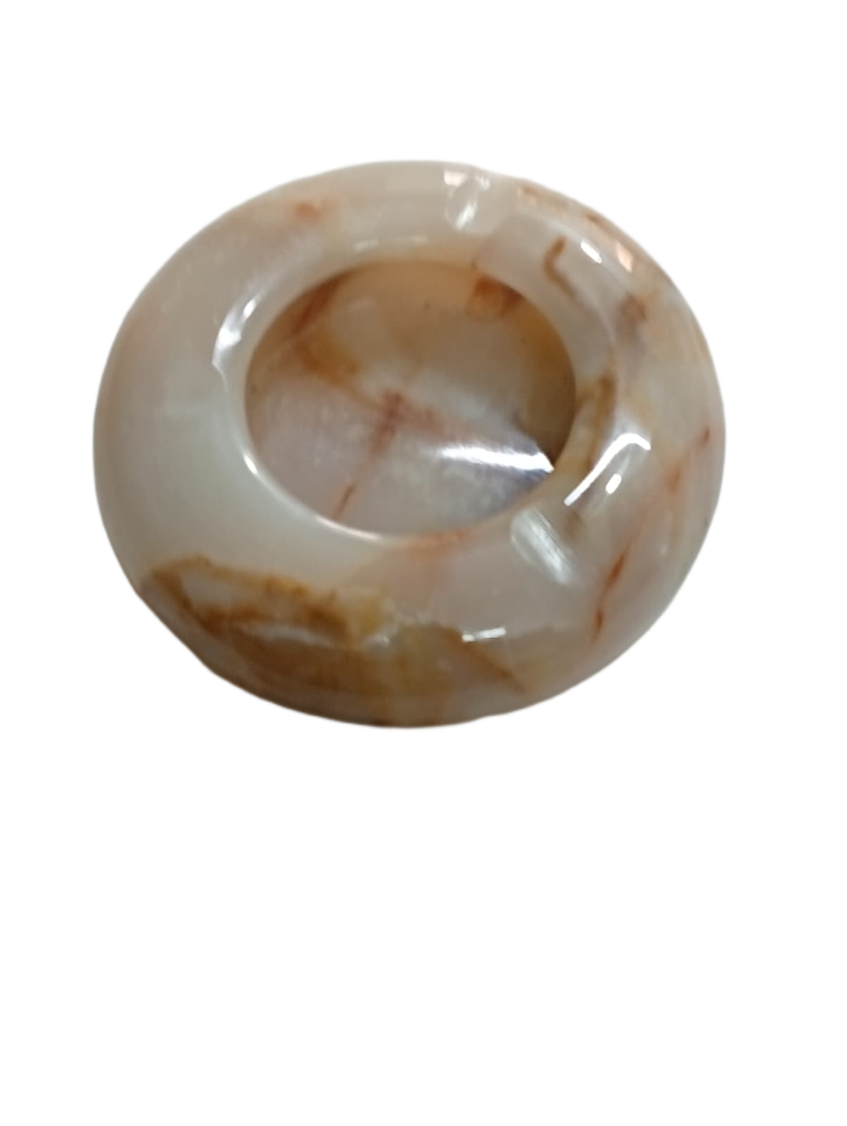 Handcrafted Onyx Ashtray Size 10 cm - Image 4