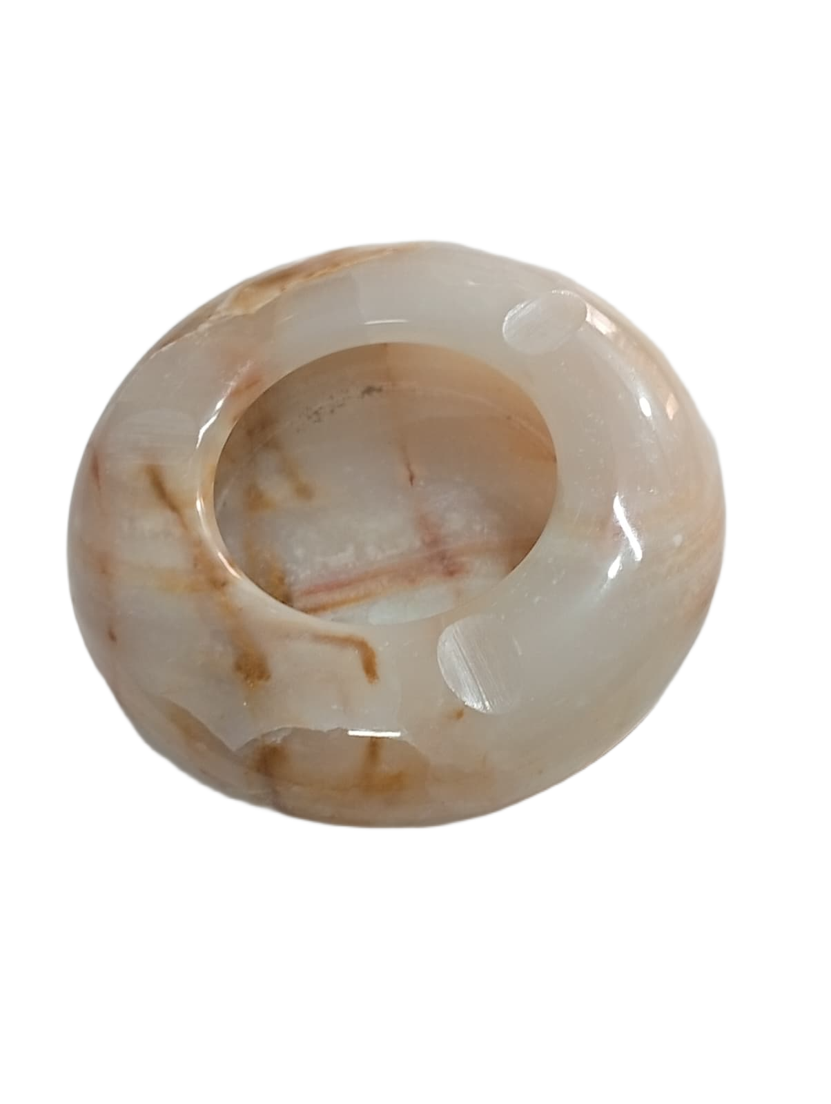 Handcrafted Onyx Ashtray Size 10 cm - Image 2