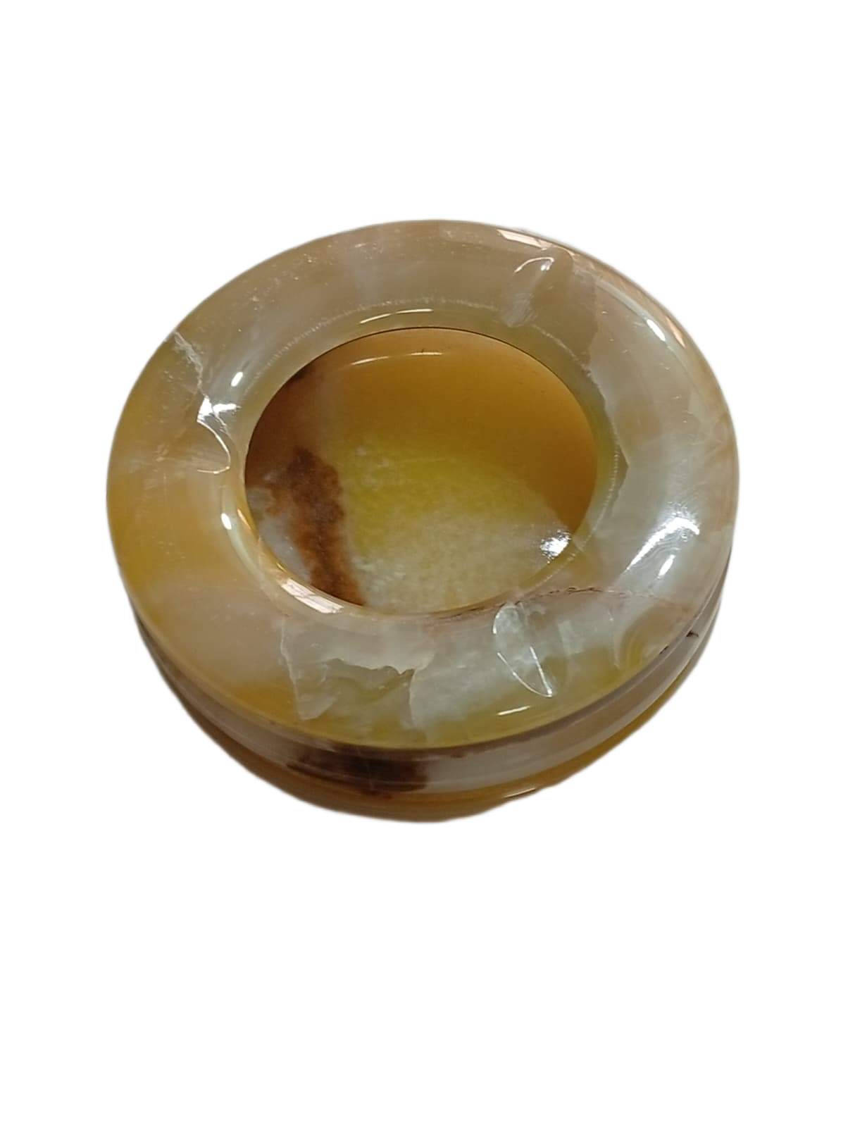Handcrafted Onyx Ashtray Size 10 cm - Image 2