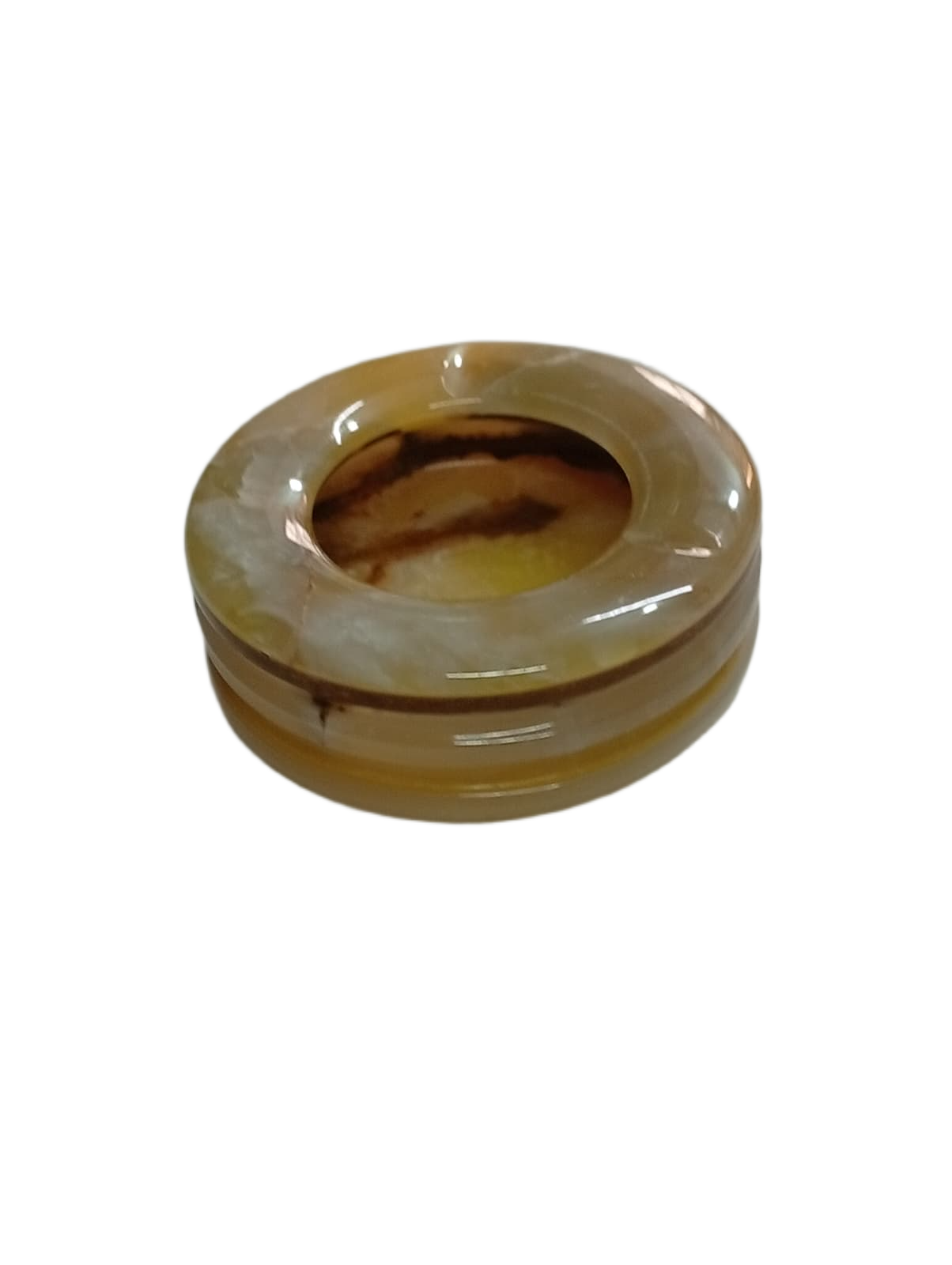 Handcrafted Onyx Ashtray Size 10 cm - Image 4