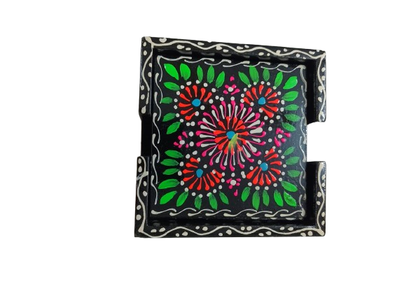 Truck Art Tea Coaster Set of 6 with Holder - Image 3
