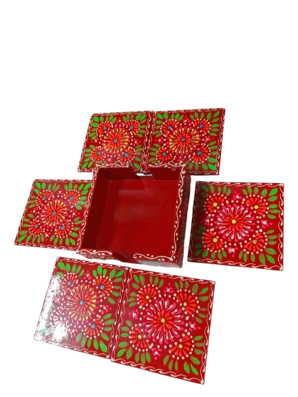 Truck Art Tea Coaster Set of 6 with Holder - Image 4