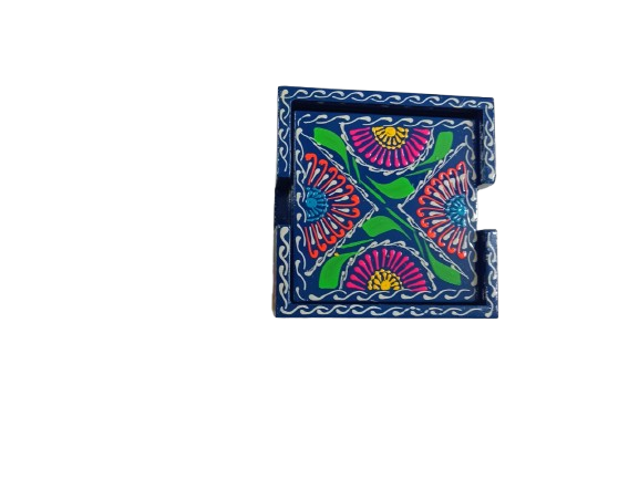 Truck Art Tea Coaster Set of 6 with Holder - Image 5