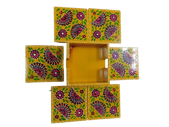Truck Art Tea Coaster Set of 6 with Holder - Image 3