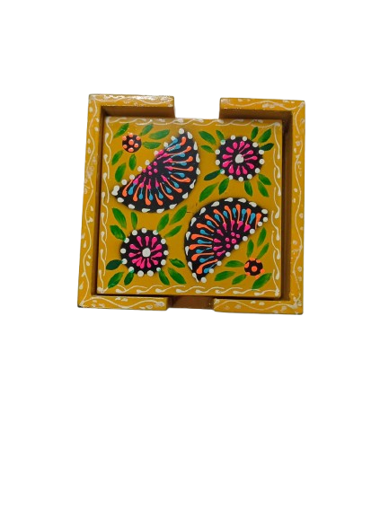 Truck Art Tea Coaster Set of 6 with Holder - Image 7