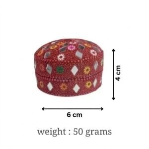 Handmade Style Bajri Boxes Set of 3 for Home Décor , Bajri Home Décor Boxes , Decorative Bajri Box Set for Home Organization
