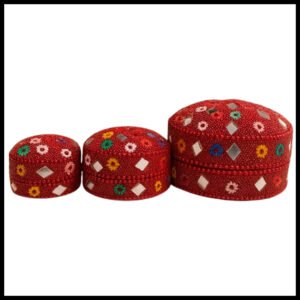 Handcrafted Decorative Bajri Box  Set of 3