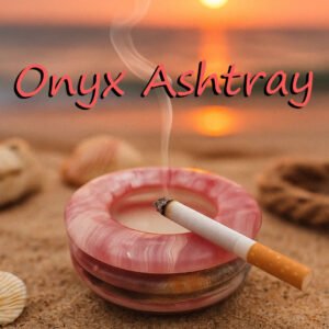 Handcrafted Onyx Ashtray Size 10 cm
