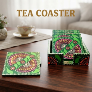 Truck Art Tea Coaster Set of 6 with Holder
