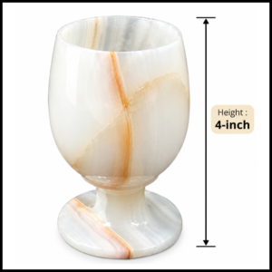 Onyx Wine Glass (Size – 4 Inch)