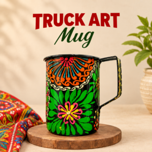 Truck Art Mug Size : L-11cm x W-7cmx H-9.5cm