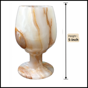 Onyx Wine Glass (Size – 5 Inch)