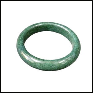 Polished Jade Bangle – Natural Stone Bracelet