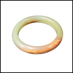 Polished Jade Bangle – Natural Stone Bracelet